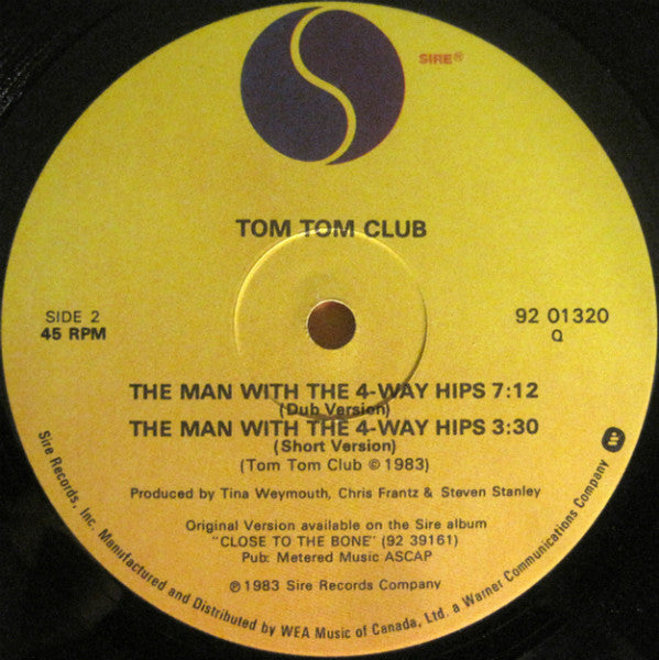 Tom Tom Club – The Man With The 4-Way Hips - 1983 Original