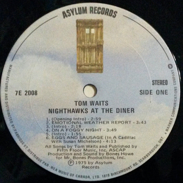 Tom Waits – Nighthawks At The Diner - 1976 Original Double Album