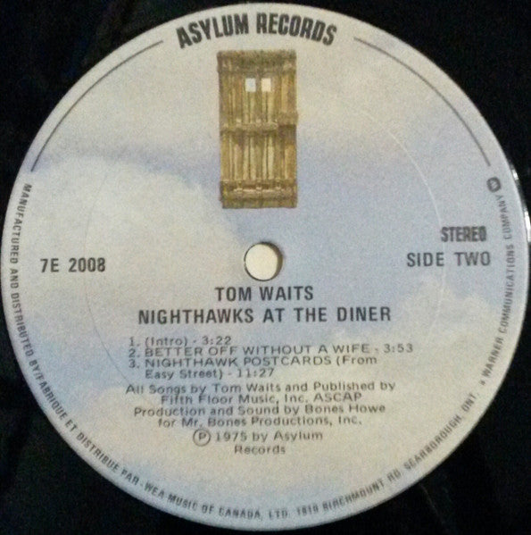 Tom Waits – Nighthawks At The Diner - 1976 Original Double Album