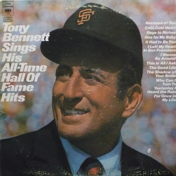 Tony Bennett – Tony Bennett Sings His All-Time Hall Of Fame Hits - 1971 Original Pressing
