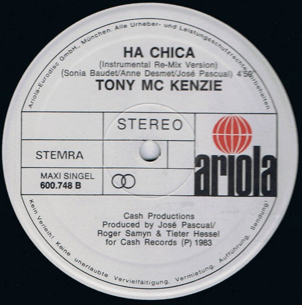 Tony McKenzie – Ha Chica - 1983 Netherlands Original  - Bargain!