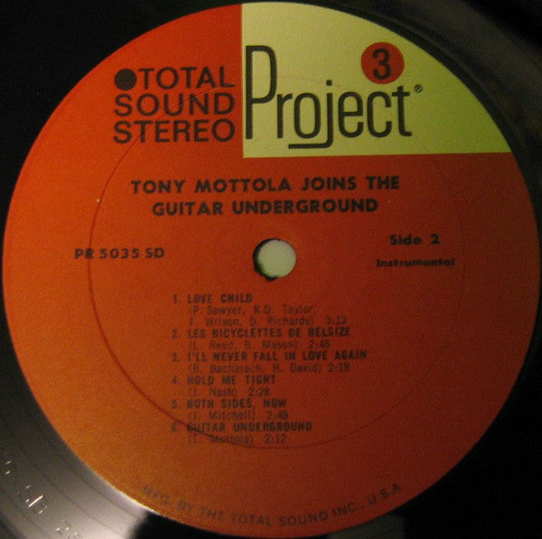 Tony Mottola – Joins The Guitar Underground US Pressing