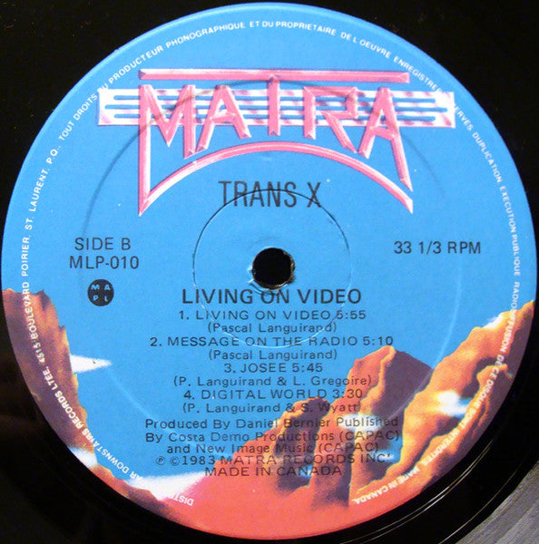 Trans X – Message On The Radio - 1983