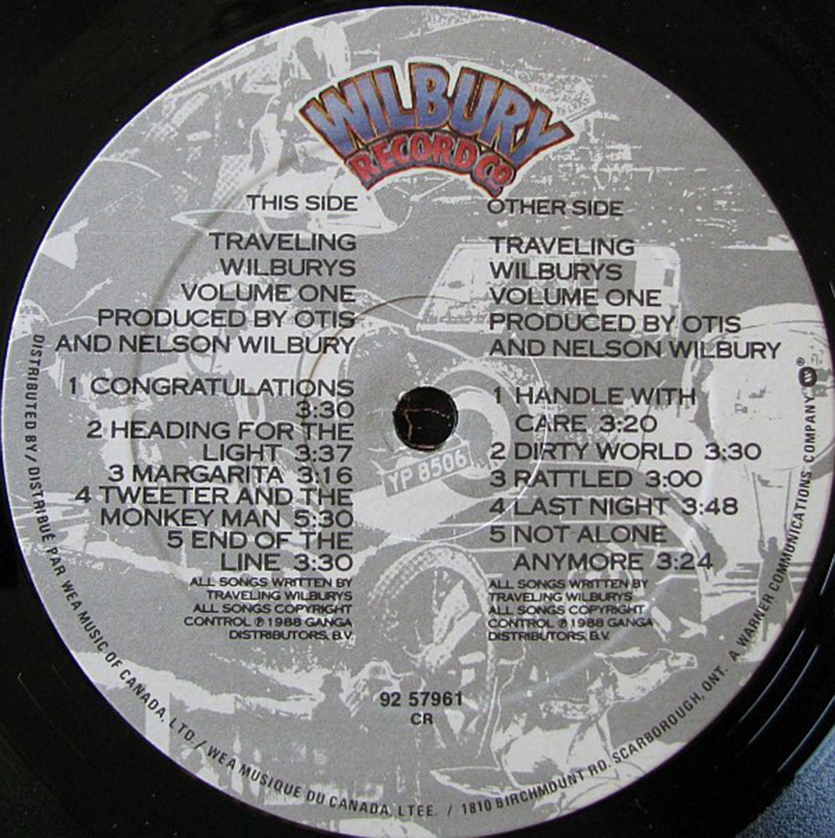 Traveling Wilburys – Volume One - 1988 Original!