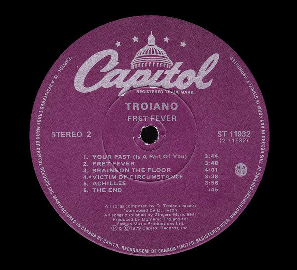 Troiano – Fret Fever - 1979 Original, Bargain!