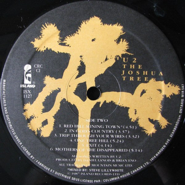 U2 – The Joshua Tree - 1987 Original