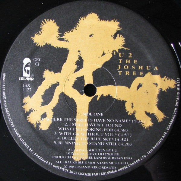 U2 – The Joshua Tree - 1987 Original
