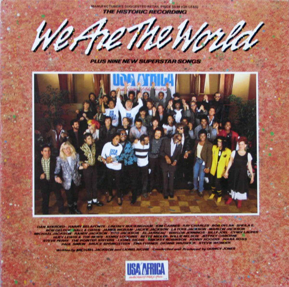 USA For Africa – We Are The World - 1985 VinylPursuit.com