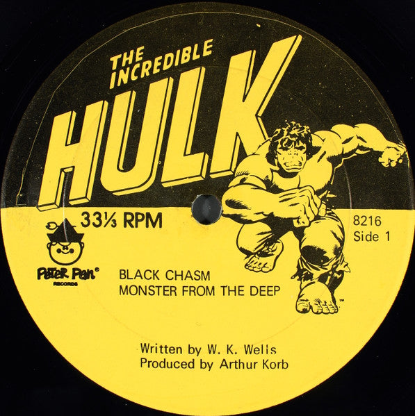 Unknown Artist – The Incredible Hulk - 1978 US Pressing