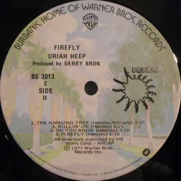 Uriah Heep – Firefly - 1977 Original
