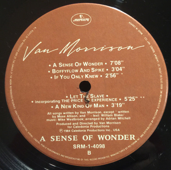 Van Morrison – A Sense Of Wonder
