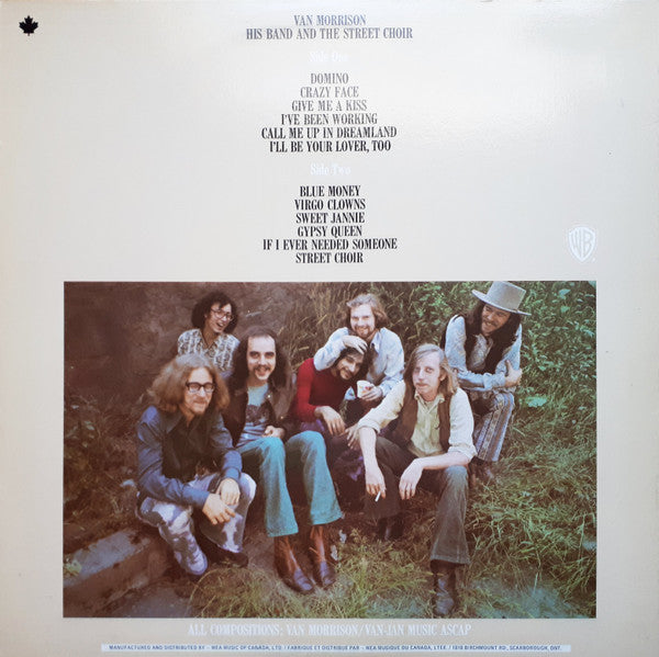 Van Morrison – His Band And The Street Choir - 1979 Pressing - Vinyl Pursuit Inc