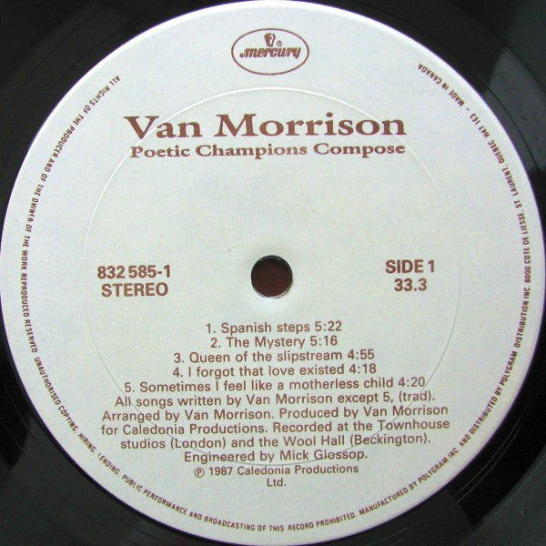 Van Morrison – Poetic Champions Compose VinylPursuit.com
