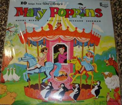 10 Songs From Mary Poppins -  1964 Original Pressing - 1964 Sealed, Rare