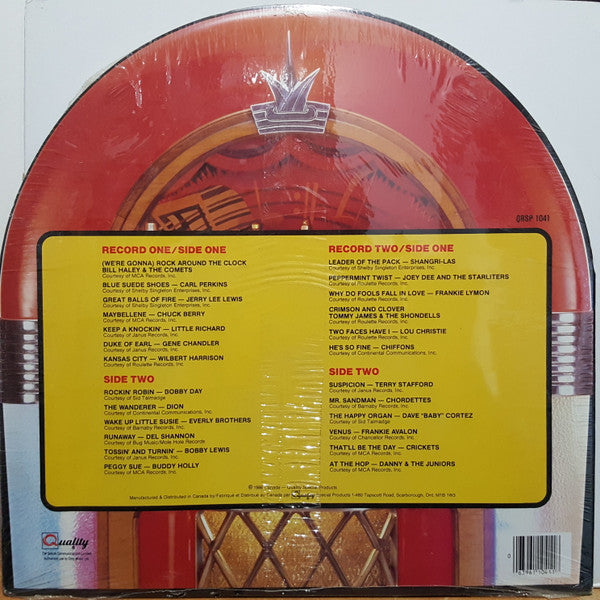 25 Rock Revival Juke Box Greats - 1986 Diecut Cover