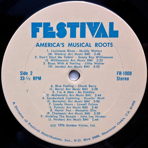 America's Musical Roots - 1976 US Pressing