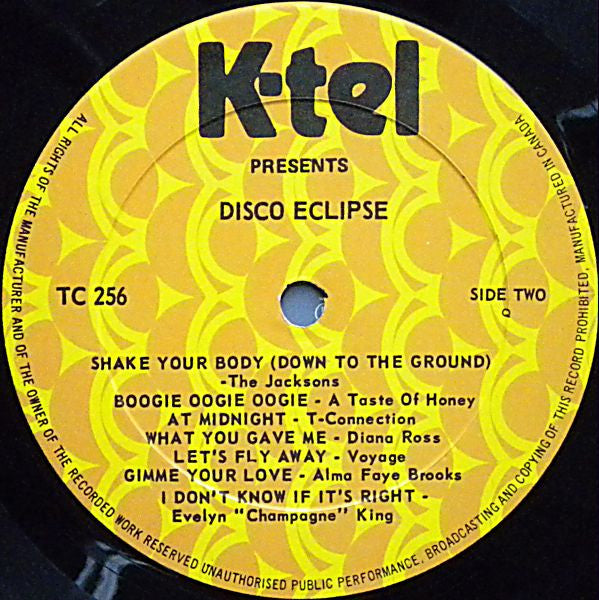 Disco Eclipse - 1979 Pressing