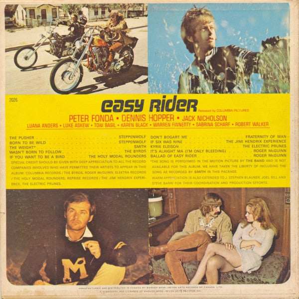 Various – Easy Rider (Music From The Soundtrack) VinylPursuit.com
