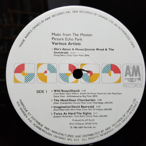 Various – Echo Park - Music From The Motion Picture -Sealed