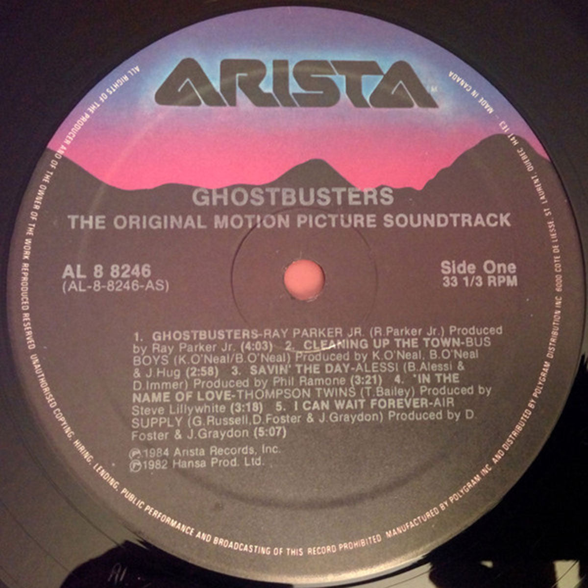 Ghostbusters - Original Soundtrack Album - 1984