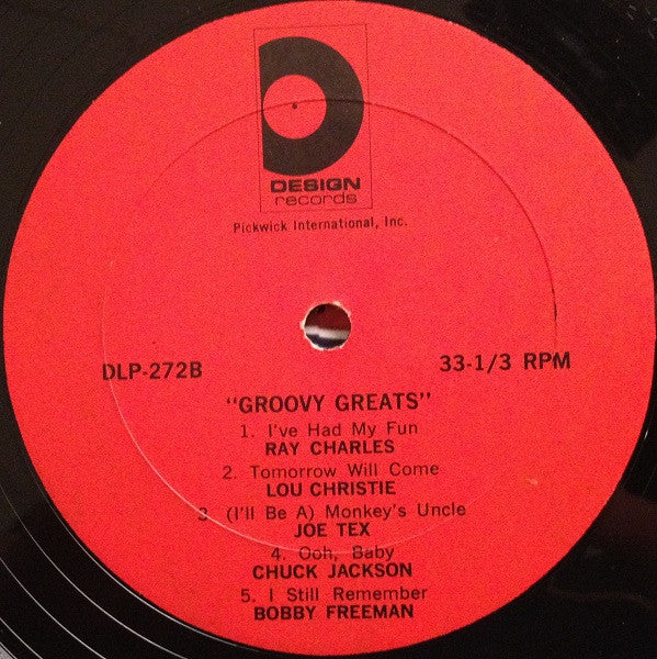 Groovy Greats! - 1967 US Mono Original  - Bargain! - Vinyl Pursuit Inc