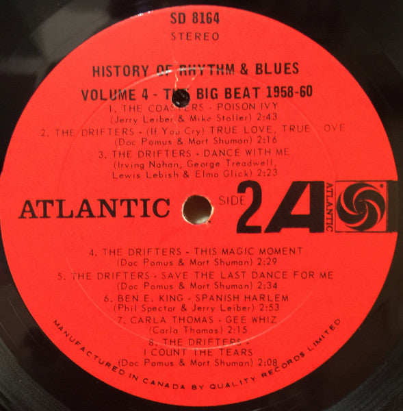 Various – History Of Rhythm & Blues Volume 4: The Big Beat 1958-60