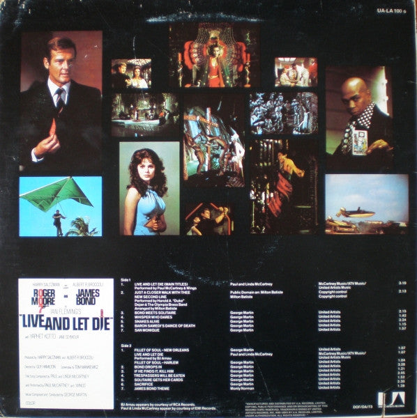 Various – Live And Let Die (Original Motion Picture Soundtrack) VinylPursuit.com