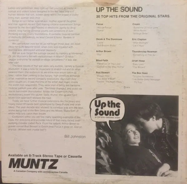 Up The Sound - 1974 Compilation Vinyl Pursuit Inc