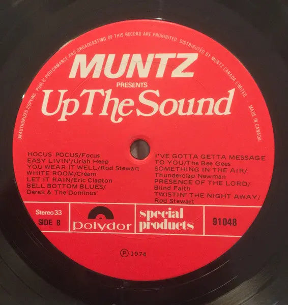 Up The Sound - 1974 Compilation Vinyl Pursuit Inc