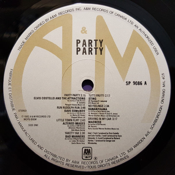 Party Party - Original Motion Picture Soundtrack -  1982 Original Pressing