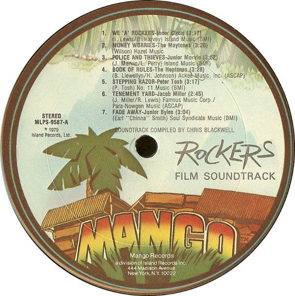 Rockers - Original Soundtrack - 1979 US Original
