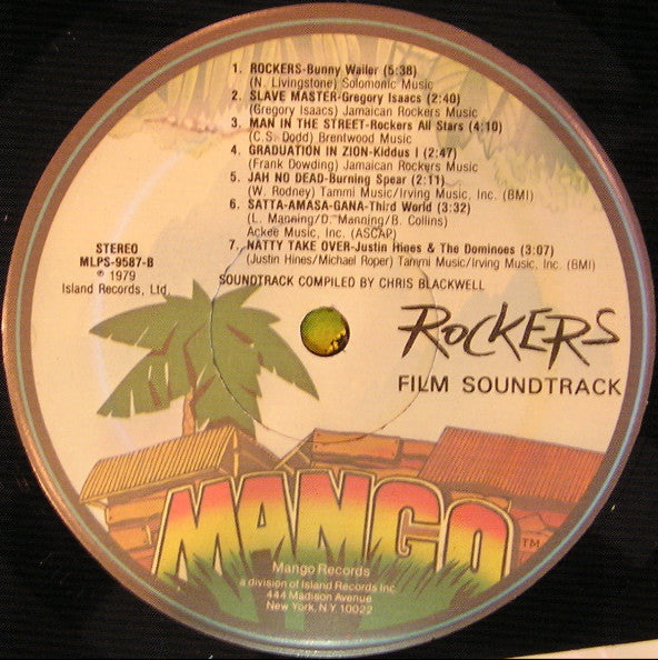 Rockers - Original Soundtrack - 1979 US Original