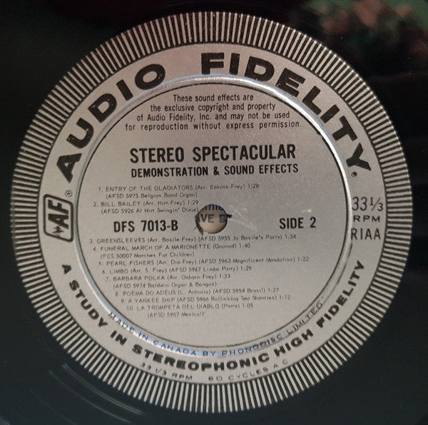 Various – Stereo Spectacular Demonstration & Sound Effects