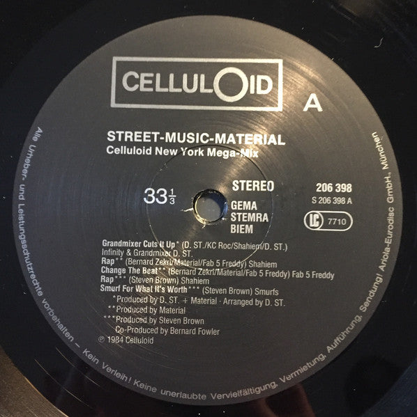 Various – Street Music Material Germany Pressing