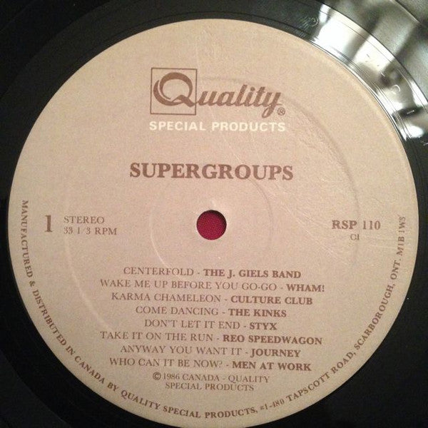 Supergroups - 1986 Compilation in Shrinkwrap