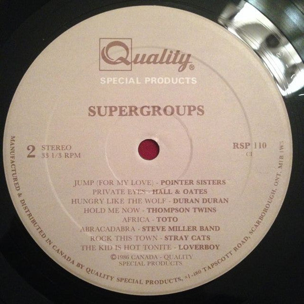 Supergroups - 1986 Compilation in Shrinkwrap
