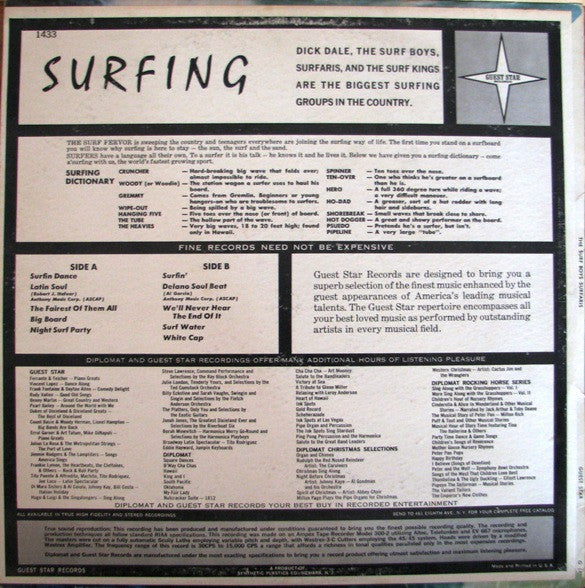 Various – Surfing - 1964 US Original