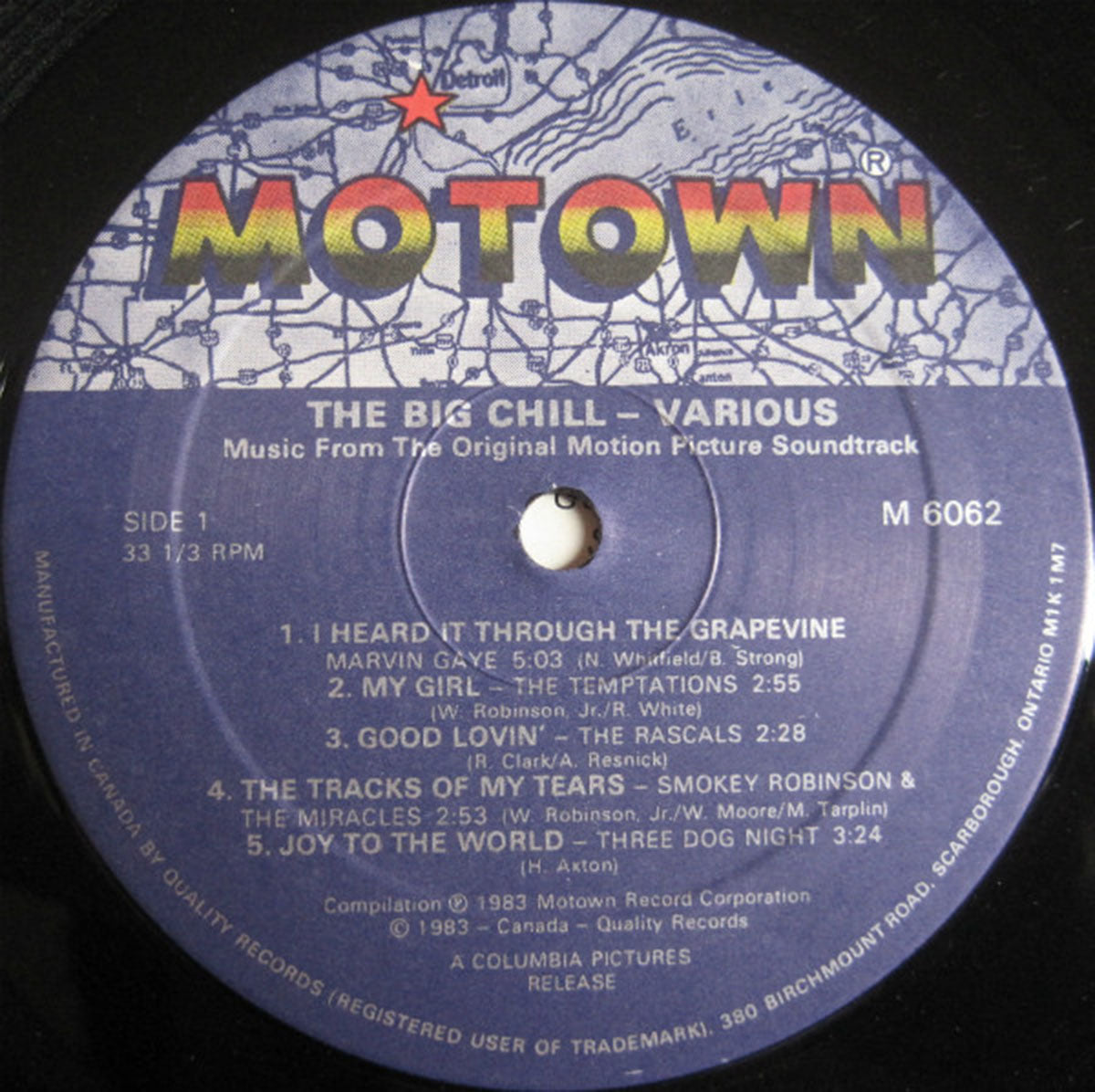 The Big Chill - Original Motion Picture Soundtrack VinylPursuit.com