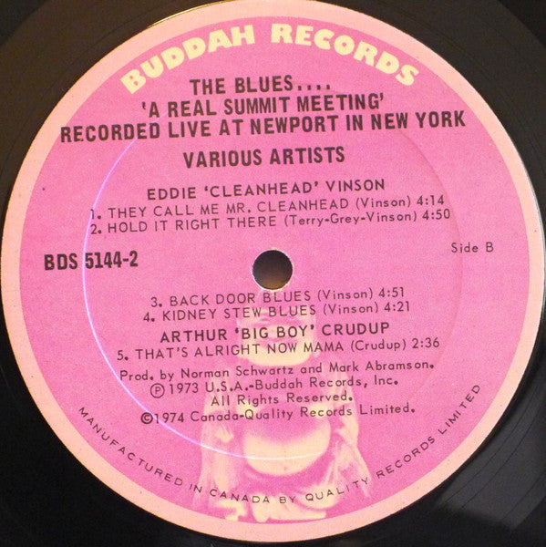 The Blues... A Real Summit Meeting -  1974 Original Pressing