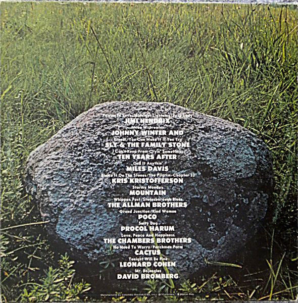 The First Great Rock Festivals Of The Seventies - Isle Of Wight / Atlanta Pop Festival - 1971 Original Pressing