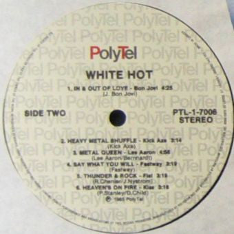 Various – White Hot - An All Out Metal Assault VinylPursuit.com