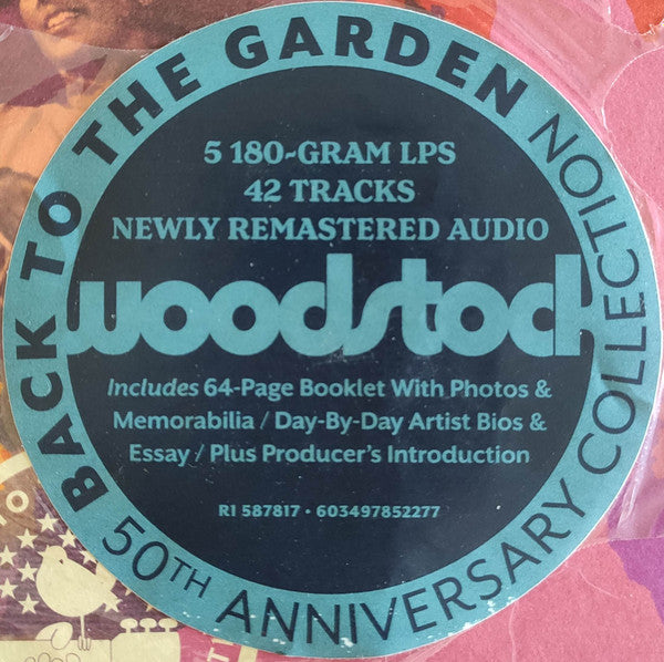 Woodstock - Back To The Garden - 50th Anniversary - 5-Album Box Set, Sealed!