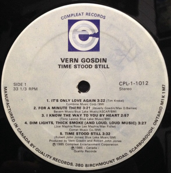 Vern Gosdin – Time Stood Still