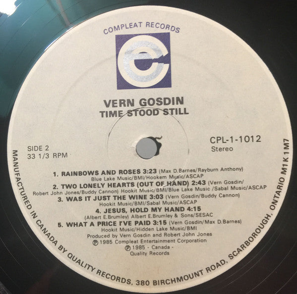 Vern Gosdin – Time Stood Still