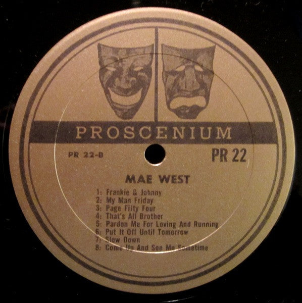 W.C. Fields & Mae West ‎ US Pressing