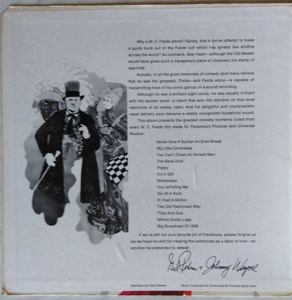 W.C. Fields – The Original Voice Tracks From His Greatest Movies US Pressing
