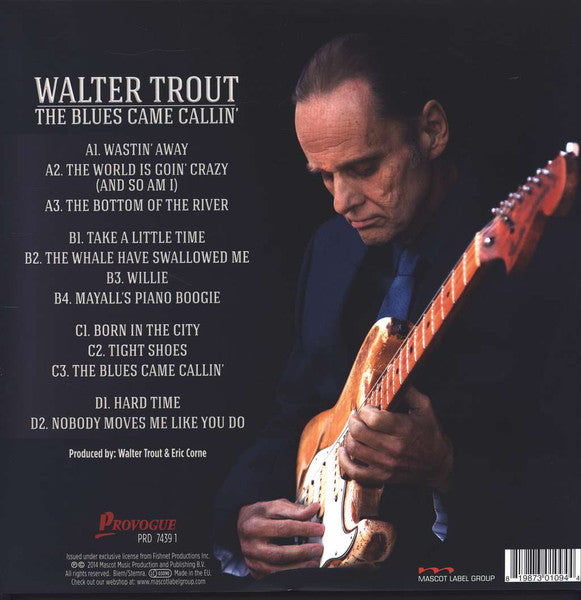 Walter Trout – The Blues Came Callin' - 180g