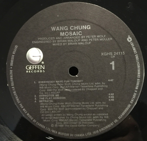 Wang Chung – Mosaic VinylPursuit.com