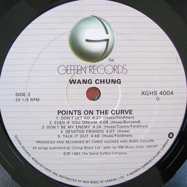 Wang Chung – Points On The Curve VinylPursuit.com