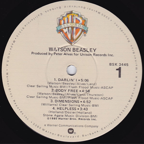 Watson Beasley – Watson Beasley US Pressing